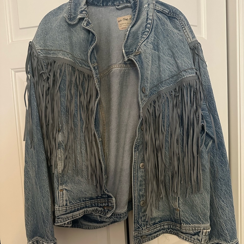 Fringe Denim Jacket